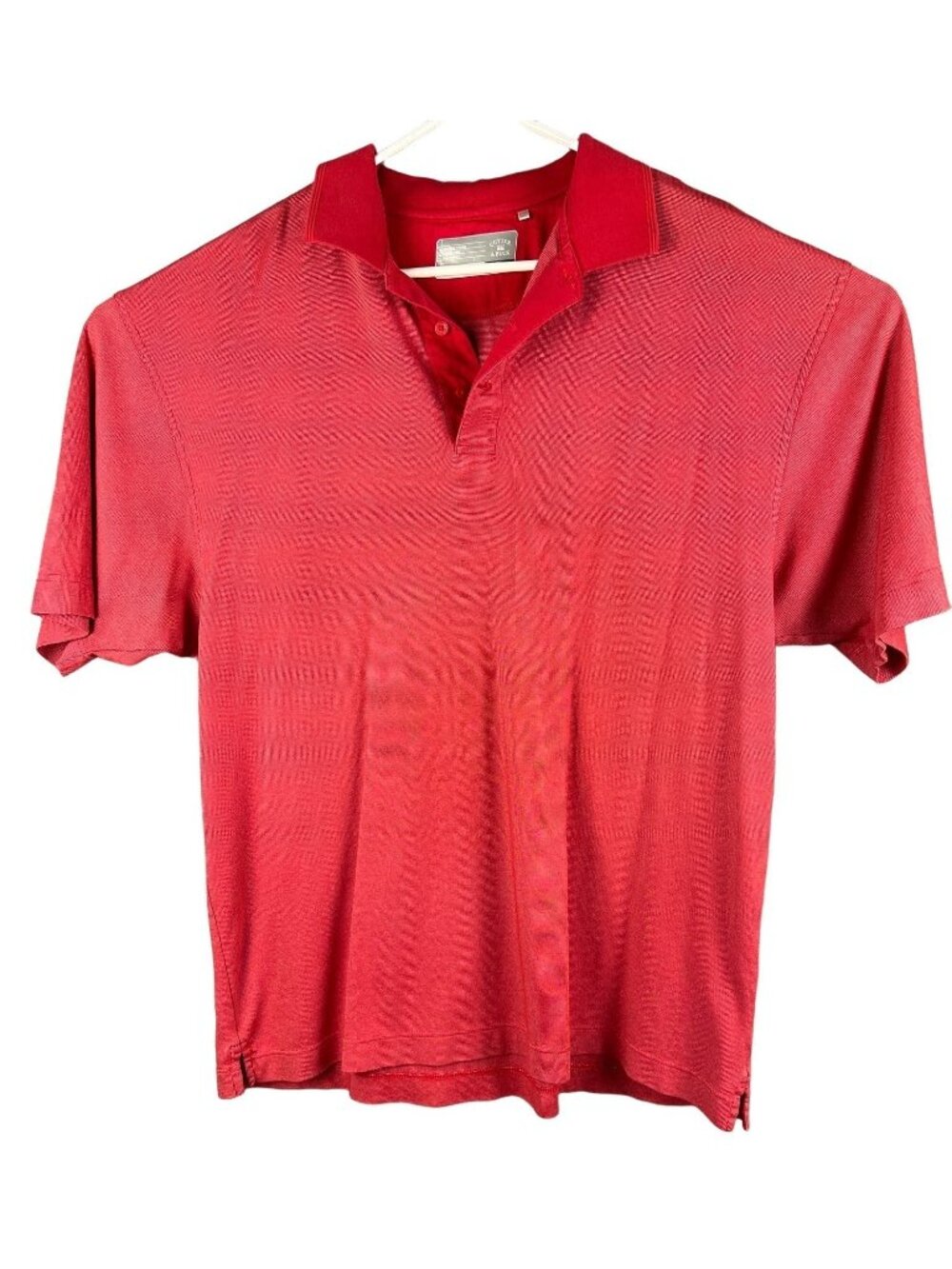 Cutter & Buck Red Moisture-Wicking Polo Shirt XLT CB DryTec Comfortable Breathab